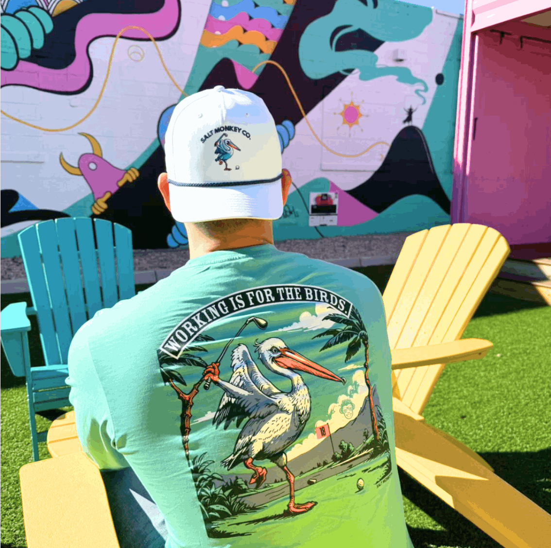Working For The Birds Long Sleeve Tee