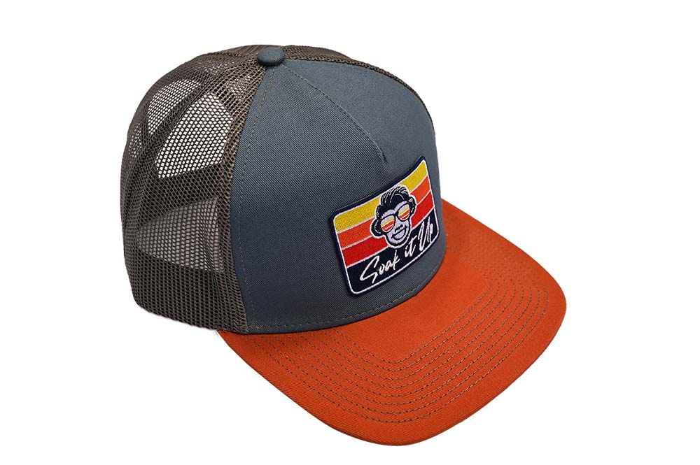 Retro Soak It Up Trucker - Salt Monkey: Breakaway, Relax and Chill Clothing for Men, Women & Kids. saltmonkey.com