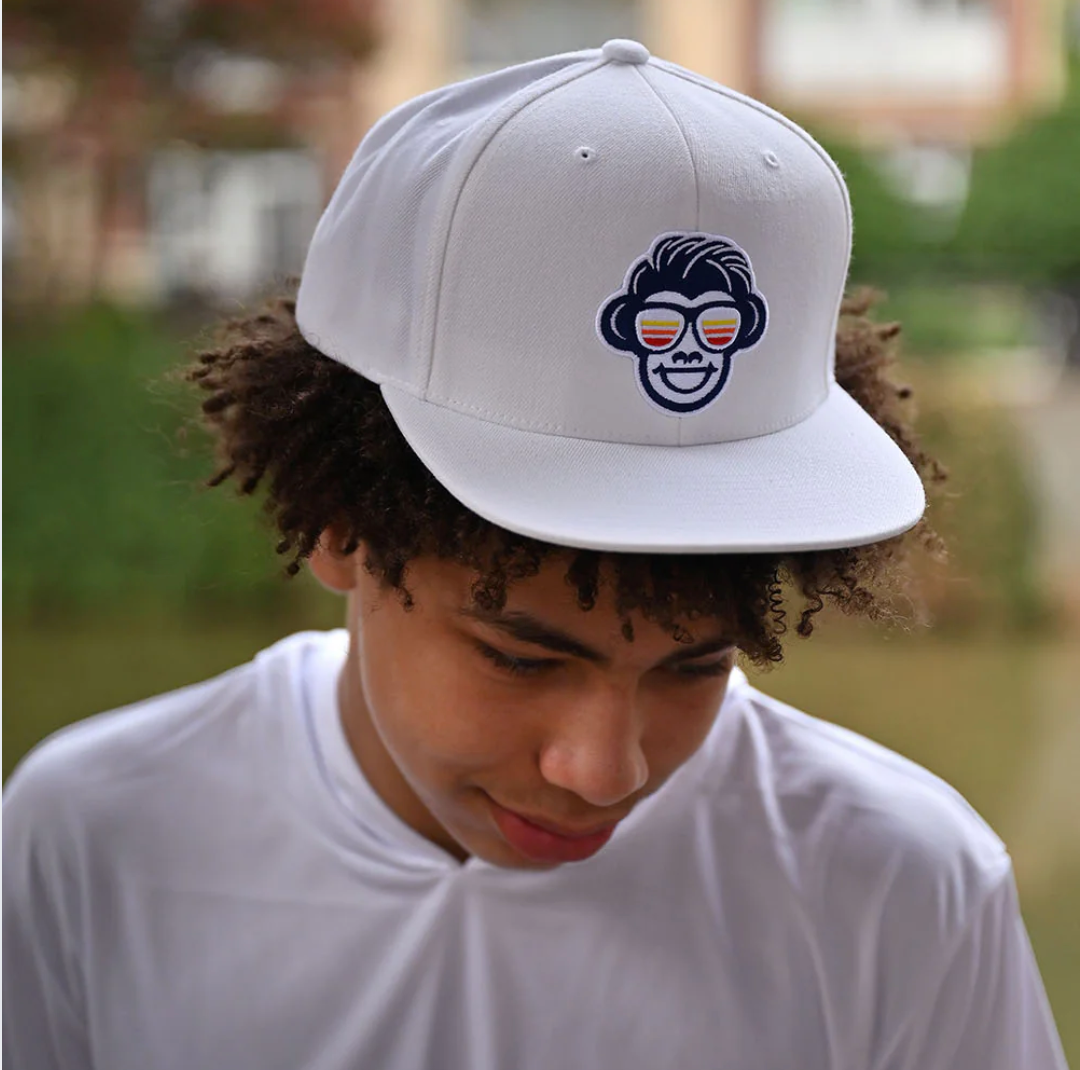 3D Logo Flat Bill Classic Snapback - Salt Monkey