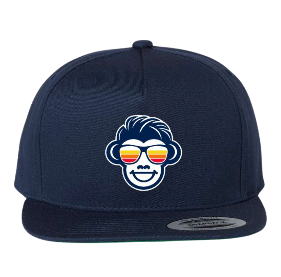 3D Logo Flat Bill Classic Snapback - Salt Monkey