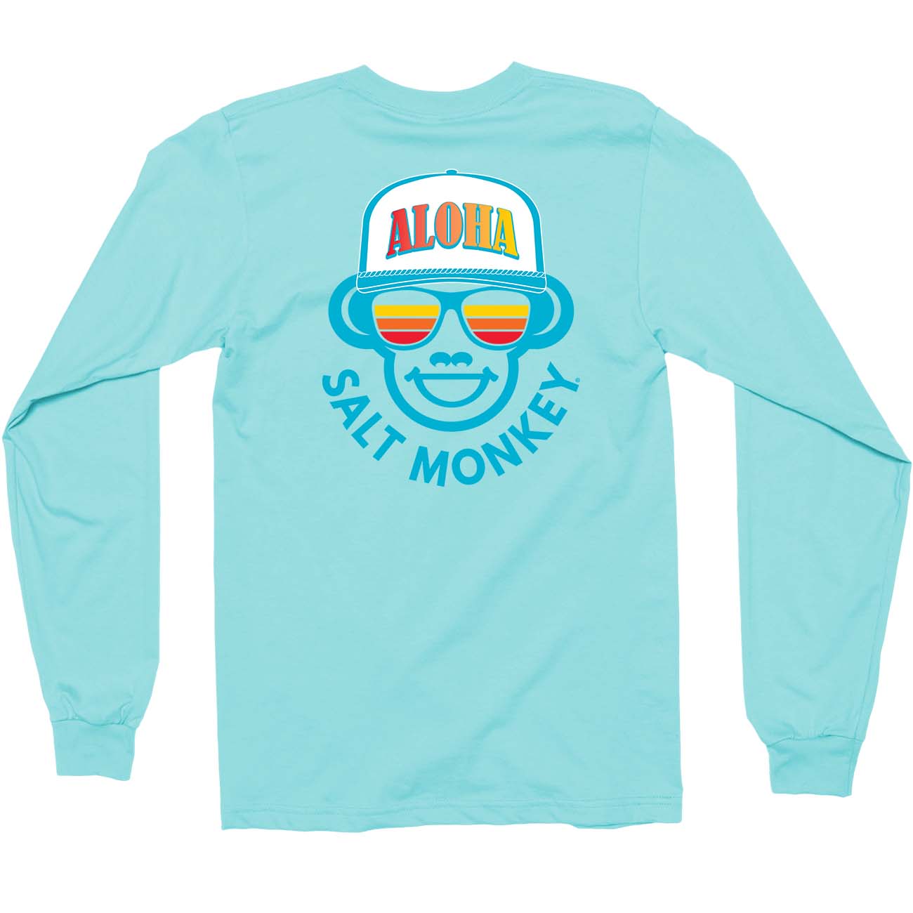 Aloha Trucker Long Sleeve - Salt Monkey: Breakaway, Relax and Chill Clothing for Men, Women & Kids. saltmonkey.com