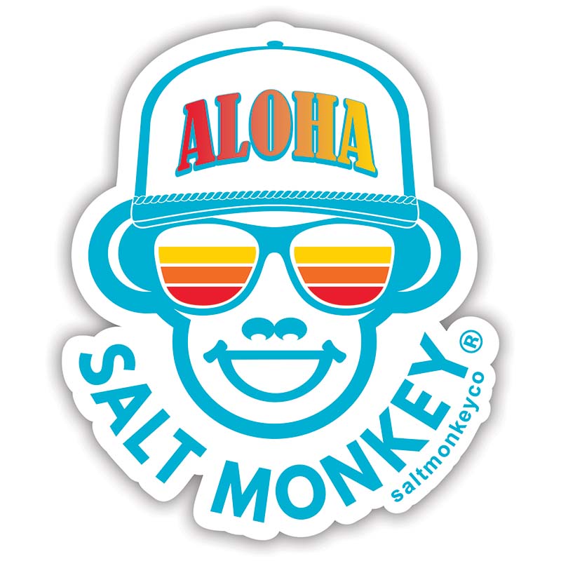 ALOHA Trucker Logo Sticker