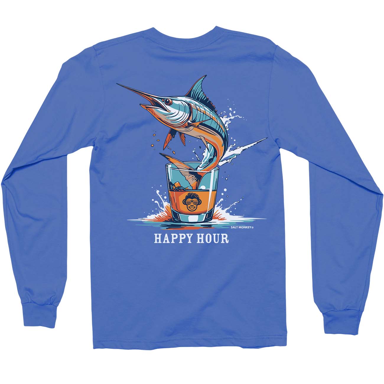 Happy Hour Marlin Long Sleeve Tee