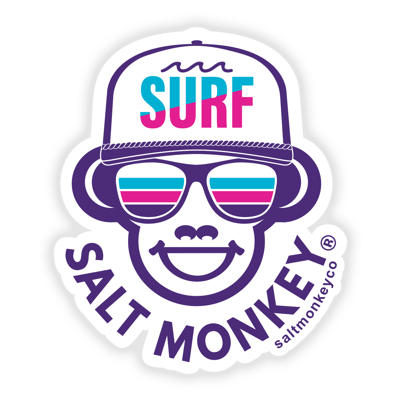 SURF Trucker Logo Sticker
