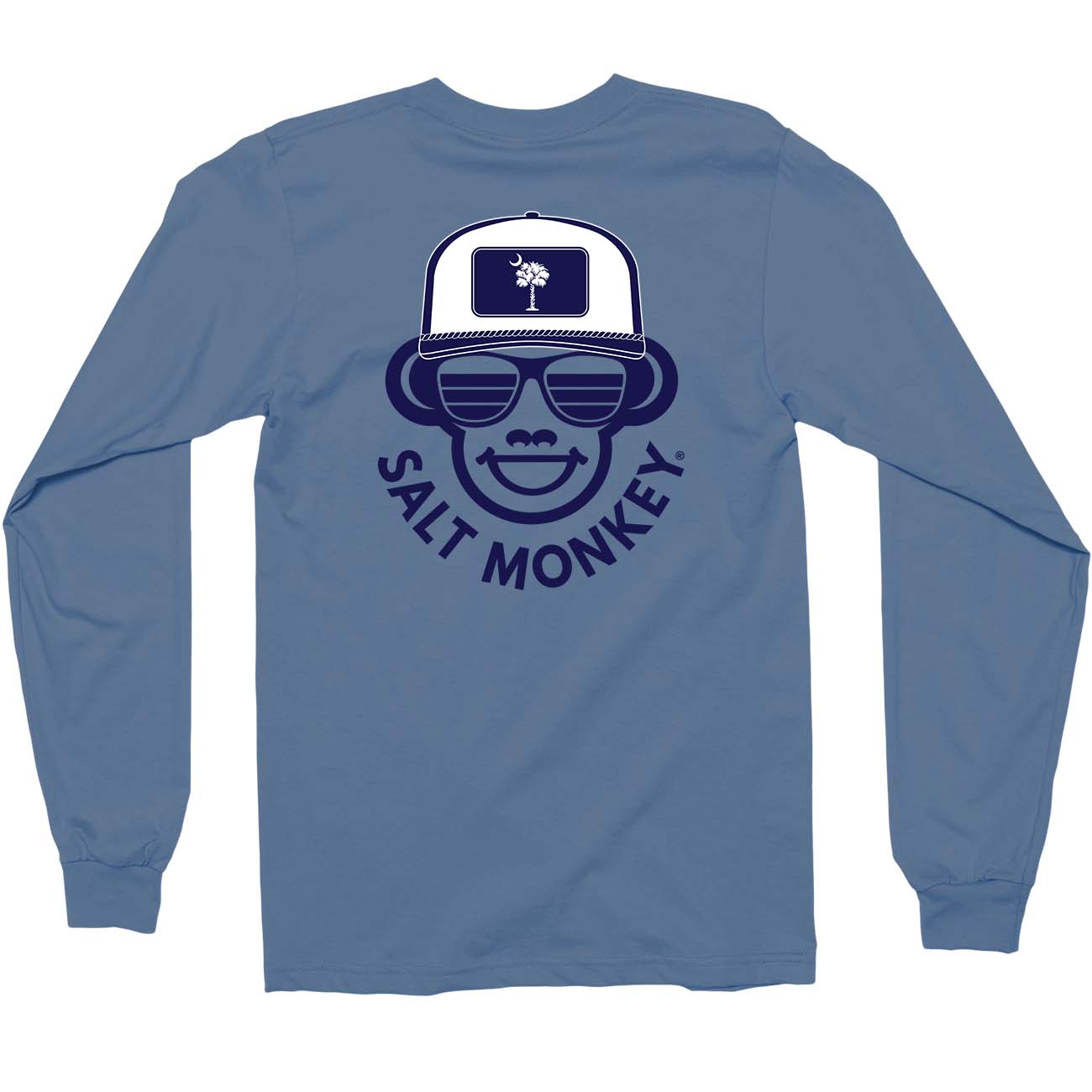 Palmetto Flag Trucker Long Sleeve - Salt Monkey: Breakaway, Relax and Chill Clothing for Men, Women & Kids. saltmonkey.com